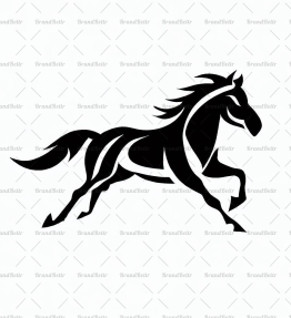 Galoppierendes Pferd